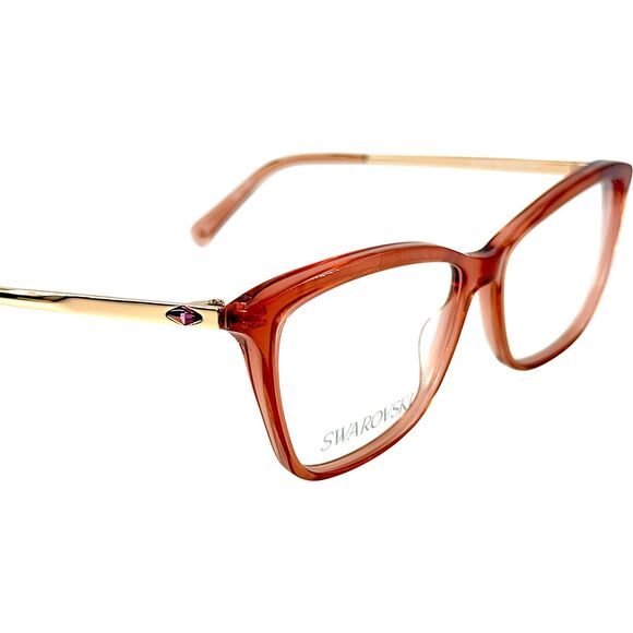 Swarovski SK5314 Womens Plastic Eyeglass Frame 074 Pink 54-14